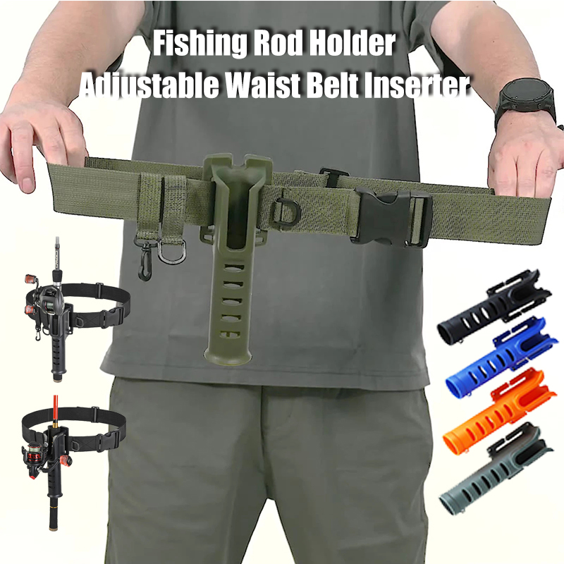 Spinning Reel - Hanging Fishing Waist Belt Rod Holder