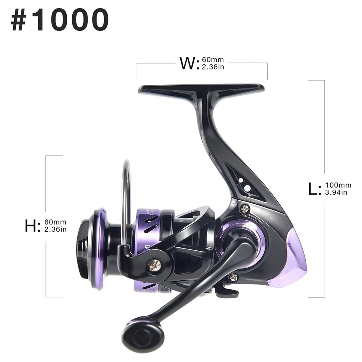 Ice Fishing Reel - L79A Ultralight -Reel 5.2:1 Gear Ratio