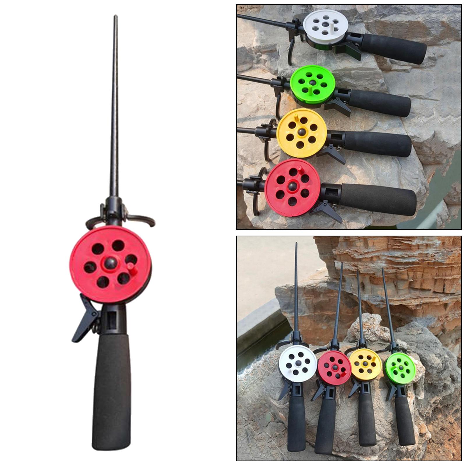 Ice Fishing Reel - Portable Lightweight Ice Winter Fishing Rod