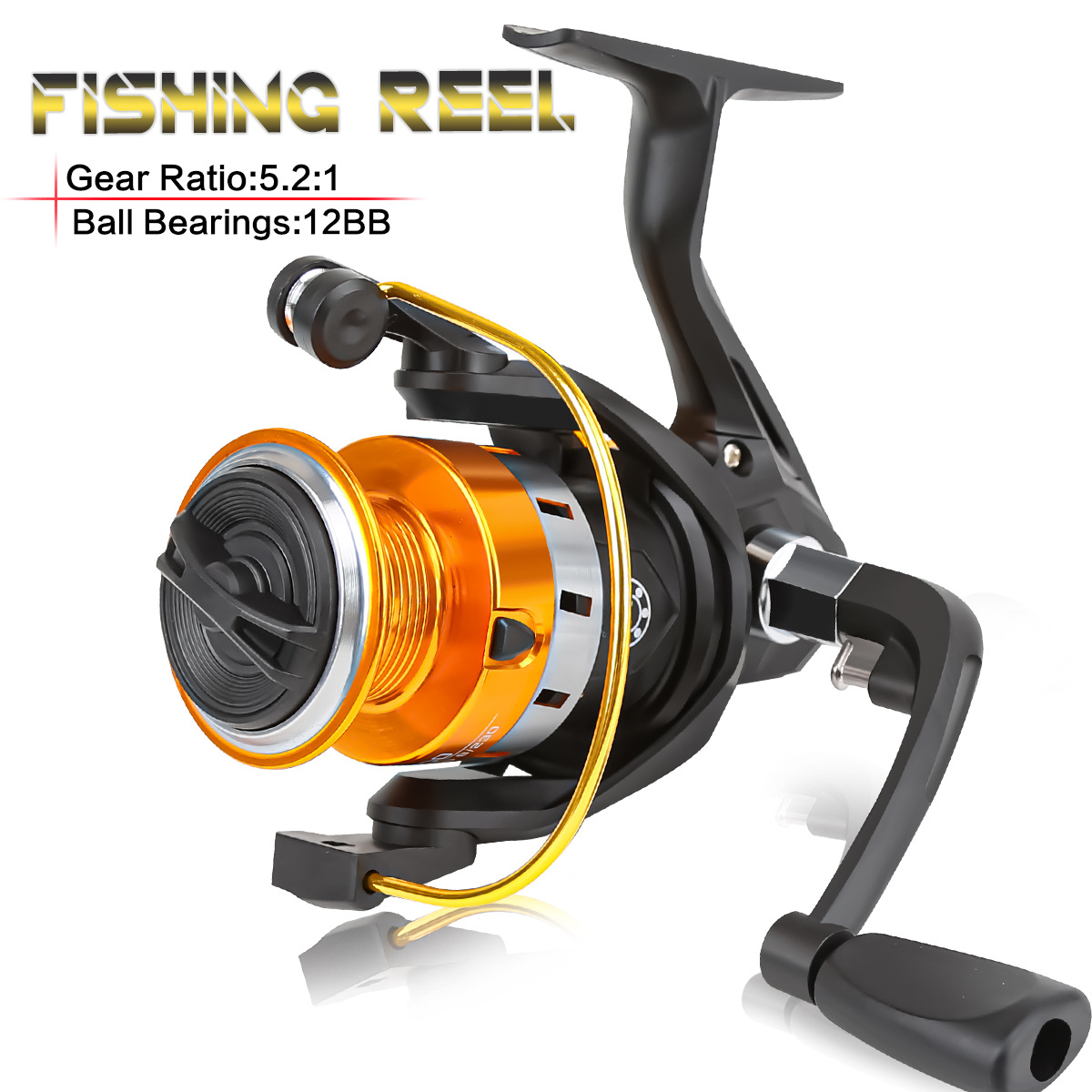 Ice Fishing Reel - Spinning Reel With Metal Spool Long