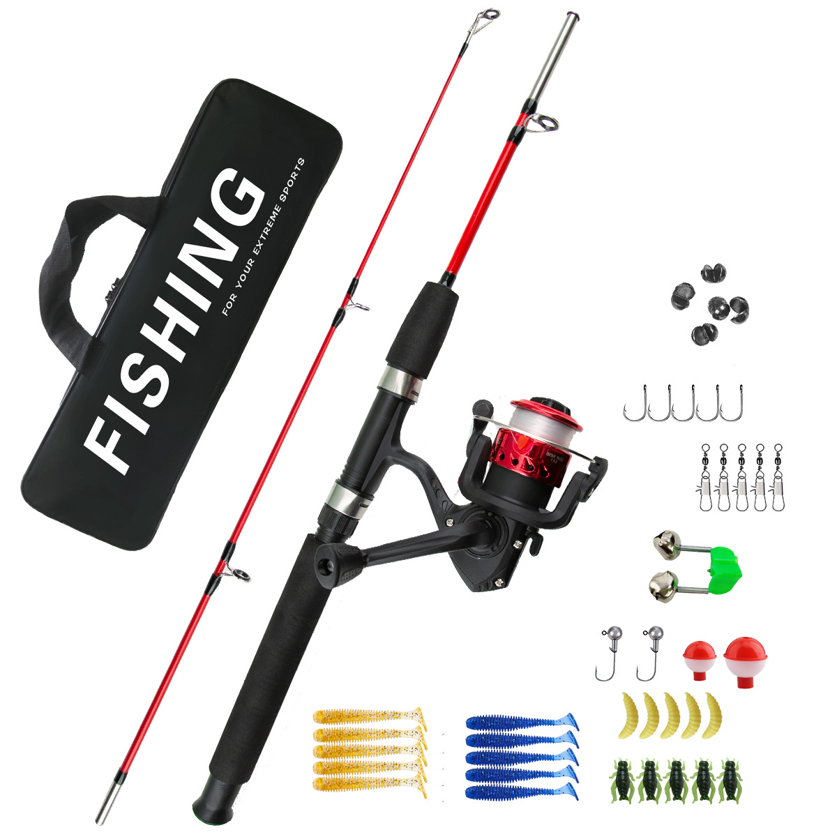 2 Sections Ice Fishing Rod Com - огляд і ціна Ice Fishing Reel