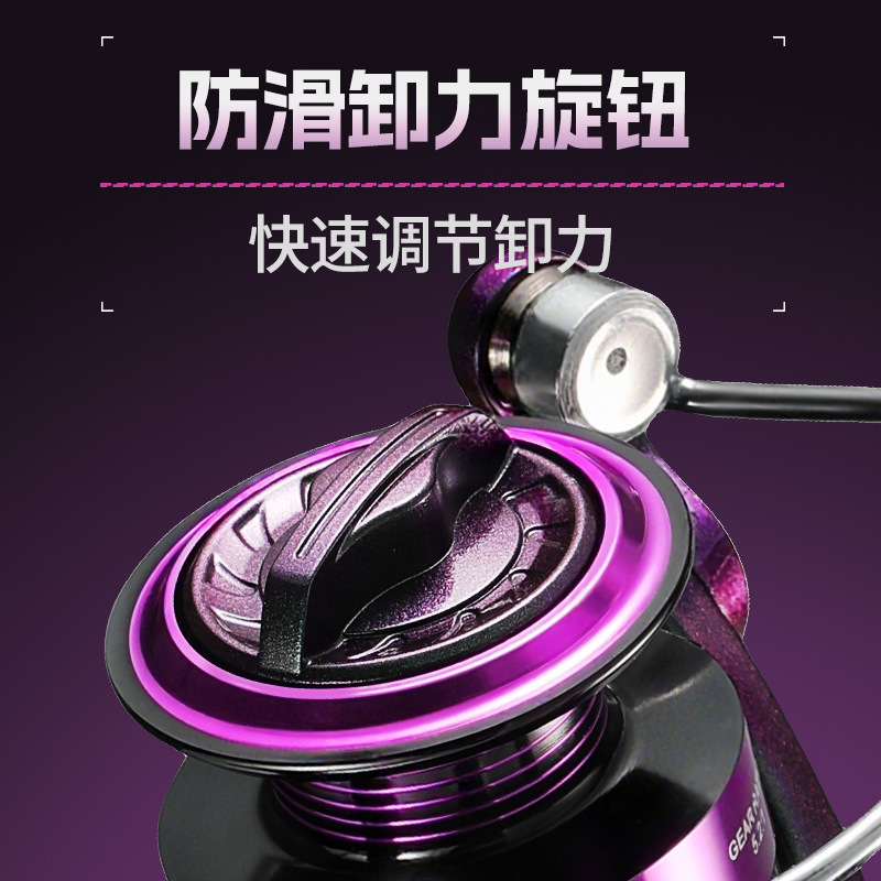 Colorful Purple Spinning Fishi - огляд і ціна Ice Fishing Reel