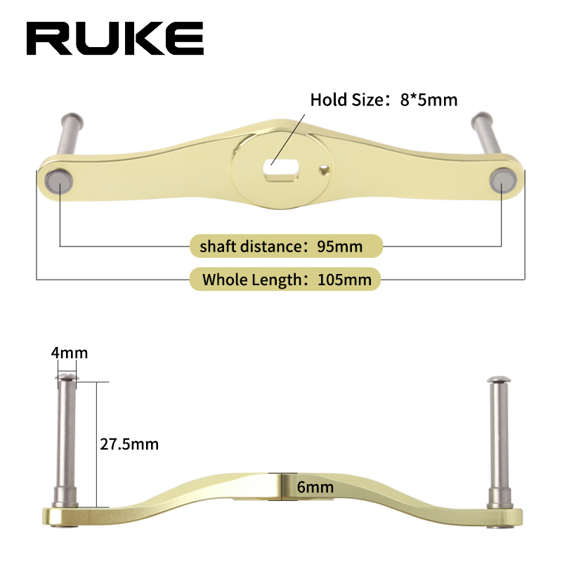 RUKE 1pc Fishing Reel Handle A - огляд і ціна Spincast Reel