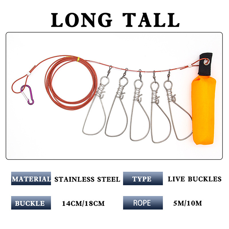 New 5-snap Float Fish Stringer - огляд і ціна Reel Repair Kit
