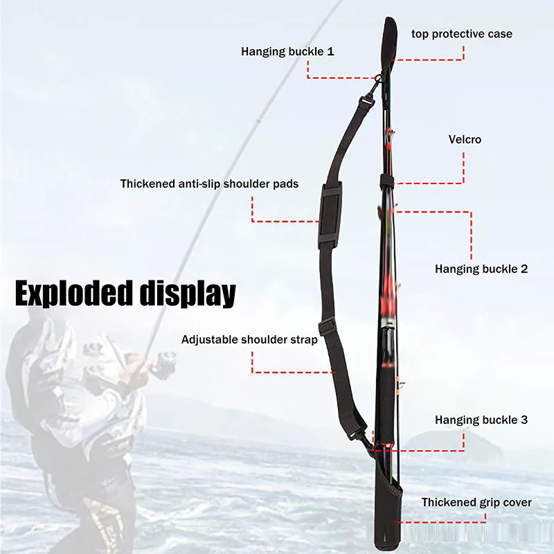 Adjustable Fishing Rod Storage - огляд і ціна Reel Bag