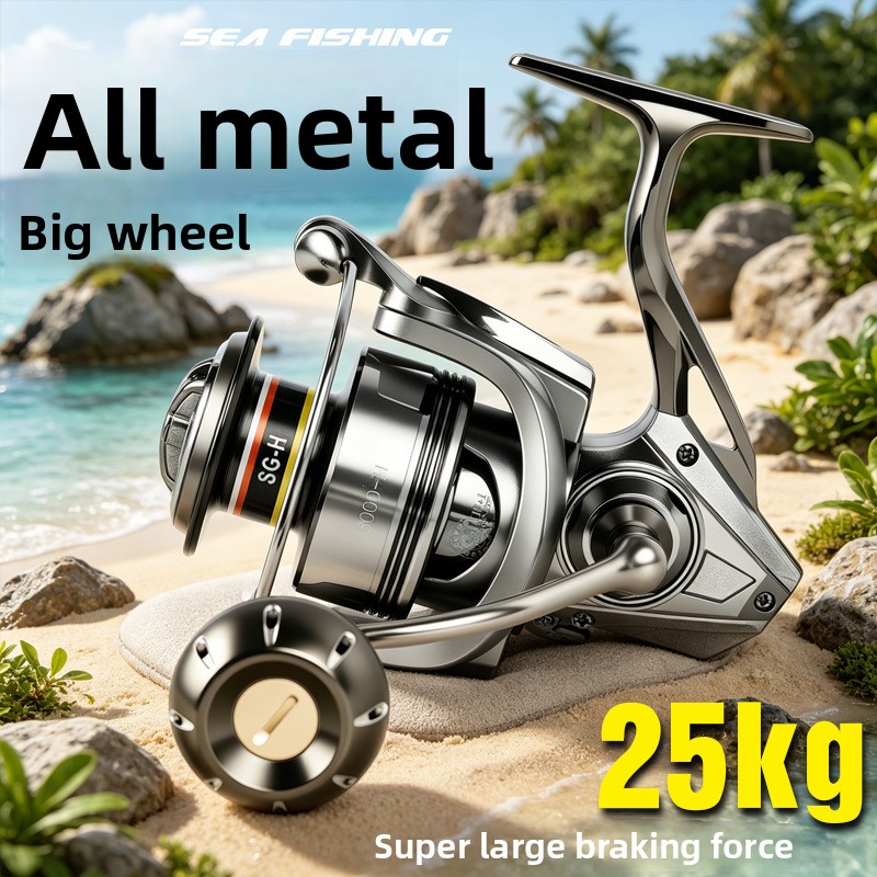 Premium full metal spinning re - огляд і ціна Ice Fishing Reel