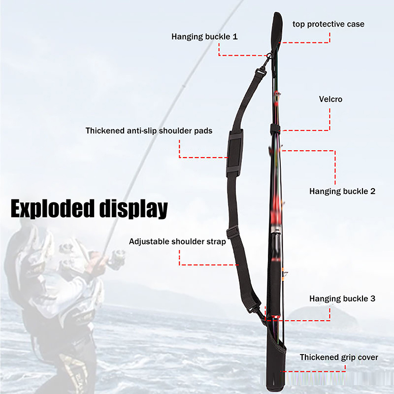★▲Adjustable Fishing Rod Stora - огляд і ціна Reel Bag