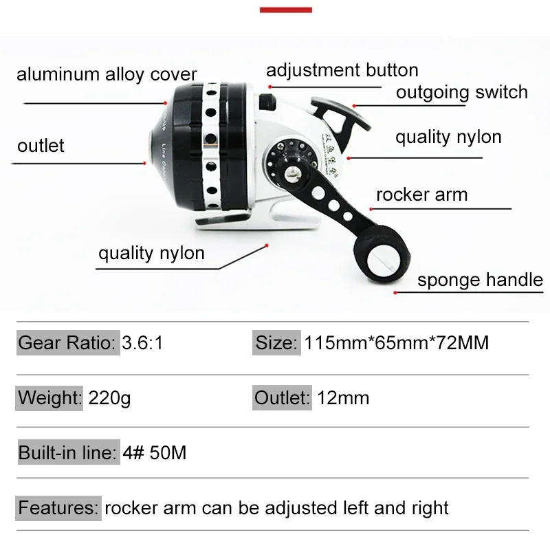 Closed Reel BL30 Fishing 4+1BB - огляд і ціна Fly Reel