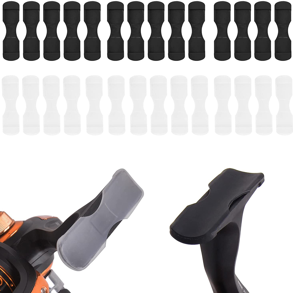 40/100Pcs Rubber Fishing reel  - огляд і ціна Trolling Reel
