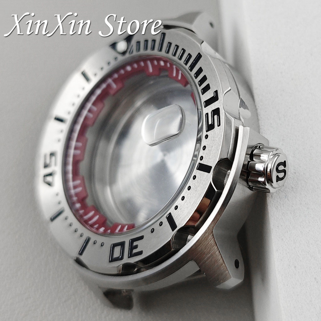 Red ring 43mm S Crown Silver S - огляд і ціна Reel Case