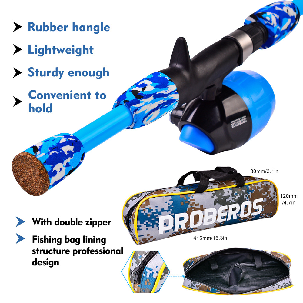 Portable Telescopic Fishing Ro - огляд і ціна Spincast Reel