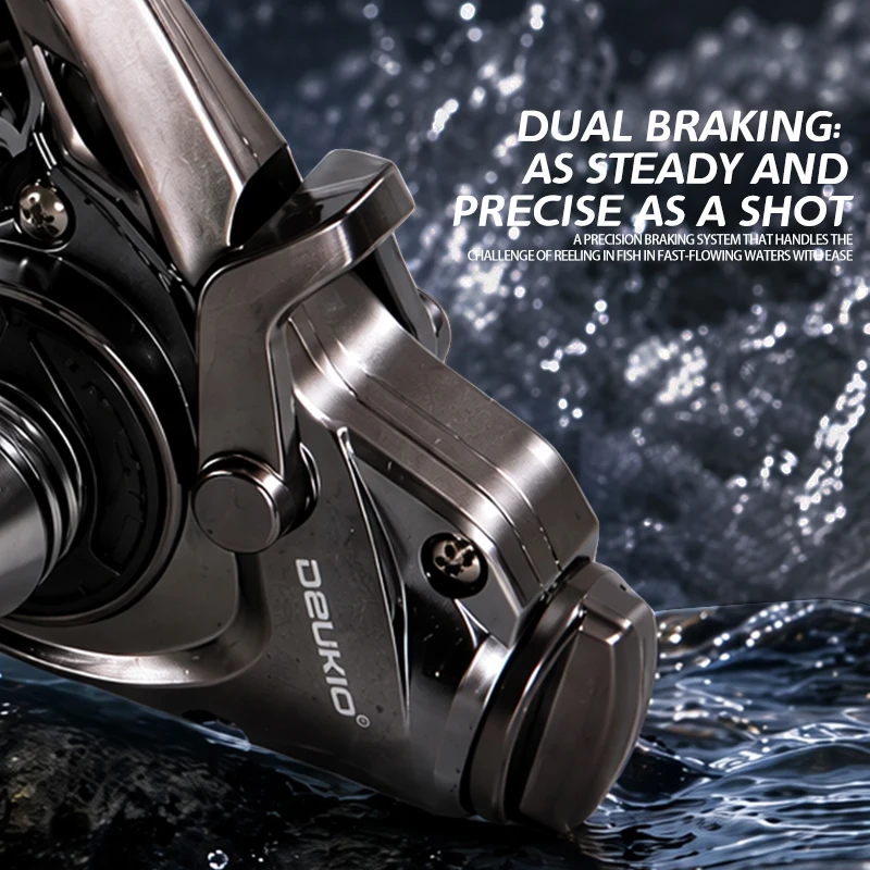 DEUKIO Mini Double Brake Desig - огляд і ціна Ice Fishing Reel