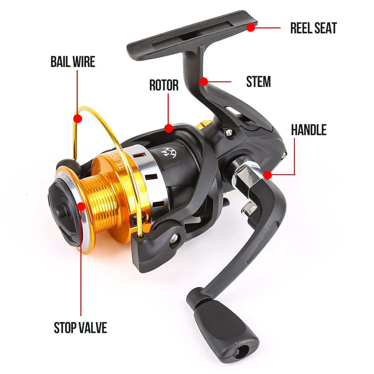 Spinning Reel With Metal Spool - огляд і ціна Ice Fishing Reel