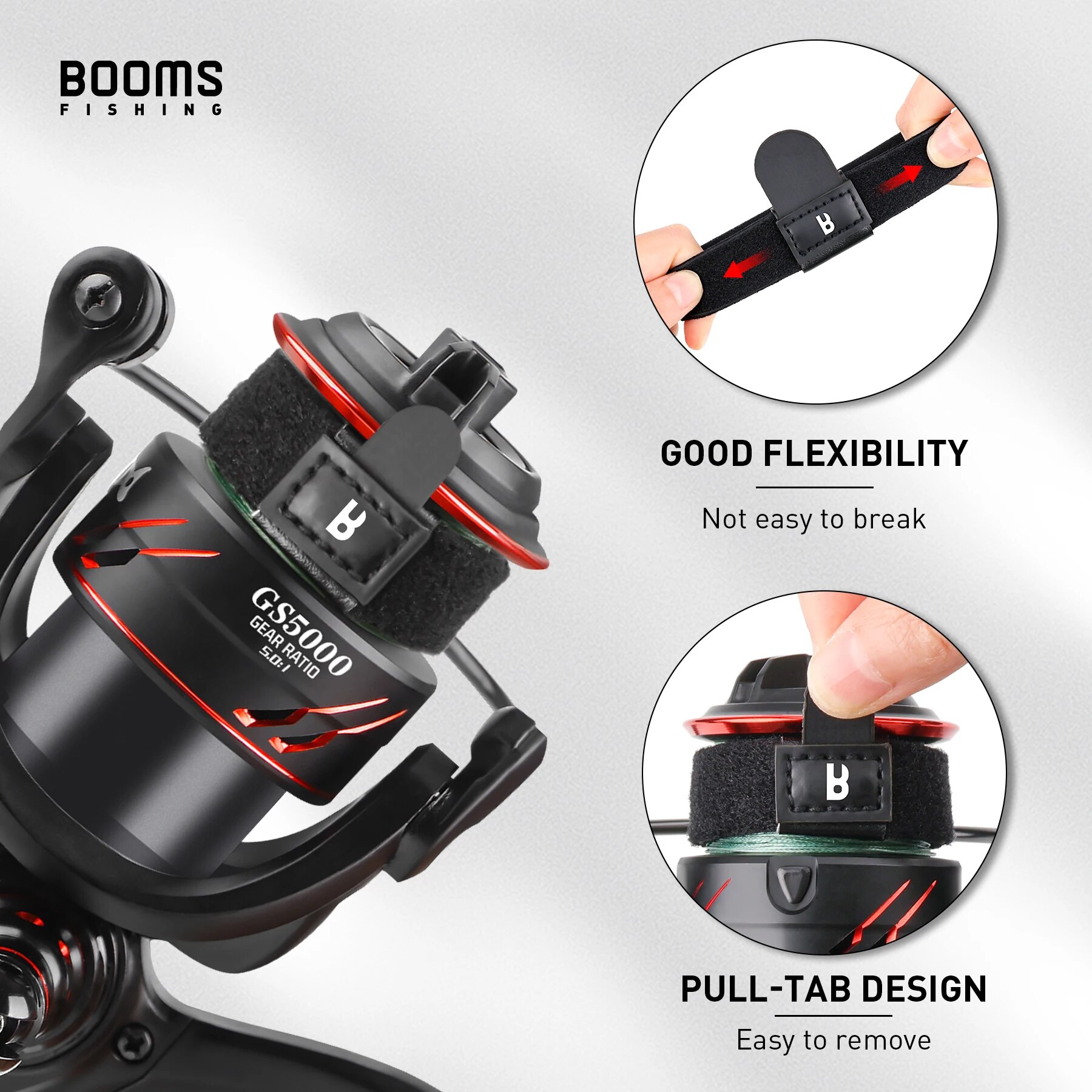 Booms Fishing SB1 4Pcs Spinnin - огляд і ціна Reel Cover